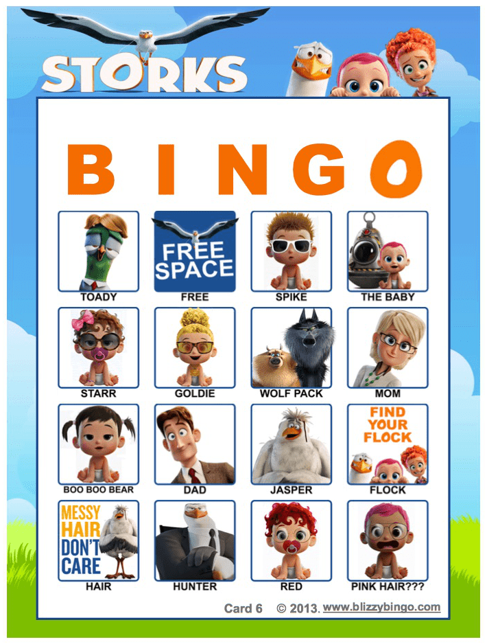 Bingo_Cards For Movie Night
